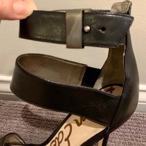 EUC Sam Edelman Addie Heels in Black - Picture 2 of 8